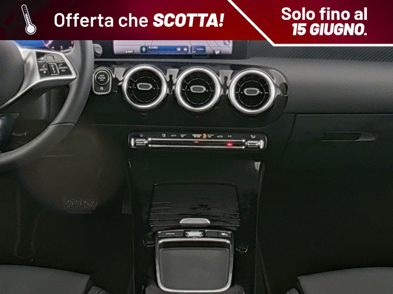 Mercedes Classe A 180 d progressive advanced auto diesel nero