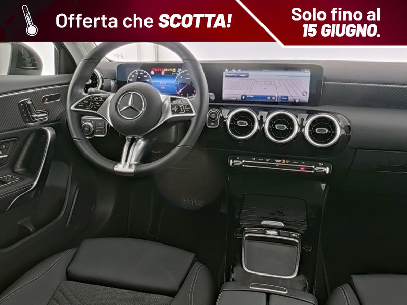 Mercedes Classe A 180 d progressive advanced auto diesel nero