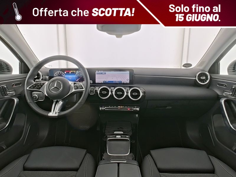 Mercedes Classe A 180 d progressive advanced auto diesel nero