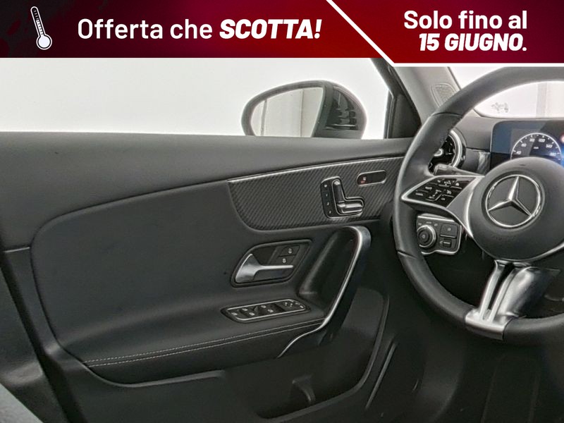 Mercedes Classe A 180 d progressive advanced auto diesel nero