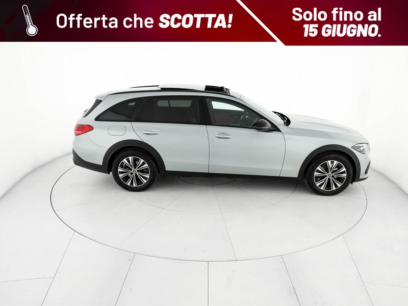 Mercedes Classe C SW sw all-terrain 220 d mhev premium 4matic auto ibrido argento