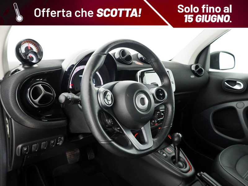 Smart Fortwo eq prime 22kw elettrica blu/azzurro