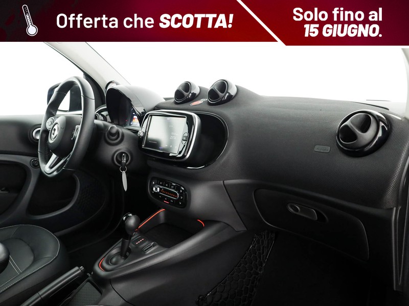 Smart Fortwo eq prime 22kw elettrica blu/azzurro