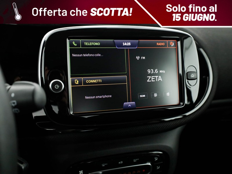 Smart Fortwo eq prime 22kw elettrica blu/azzurro