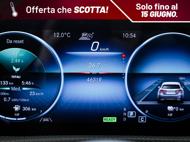 Mercedes Classe A 250 e phev (eq-power) premium auto ibrido grigio