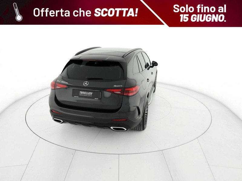 Mercedes GLC 300 de phev advanced plus 4matic auto ibrido argento