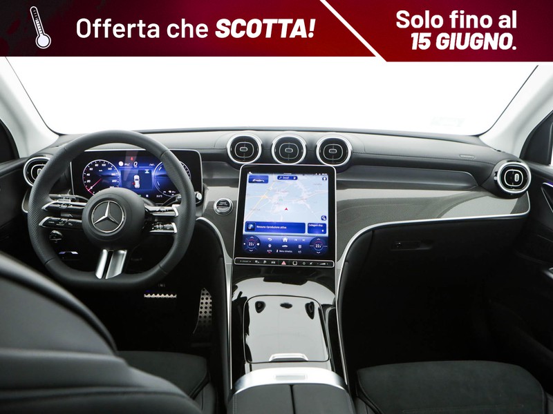 Mercedes GLC 300 de phev advanced plus 4matic auto ibrido argento