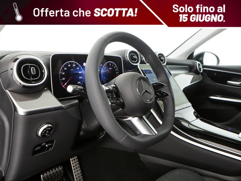 Mercedes GLC 300 de phev advanced plus 4matic auto ibrido argento