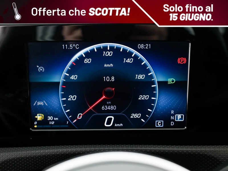 Mercedes Classe A 180 d sport auto diesel grigio
