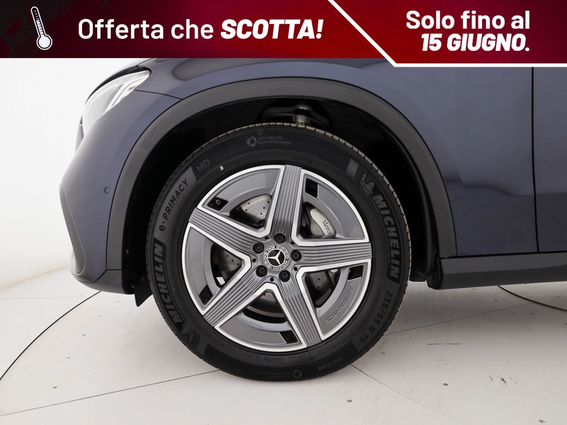 Mercedes GLC 220 d amg advanced plus 4matic auto ibrido blu/azzurro