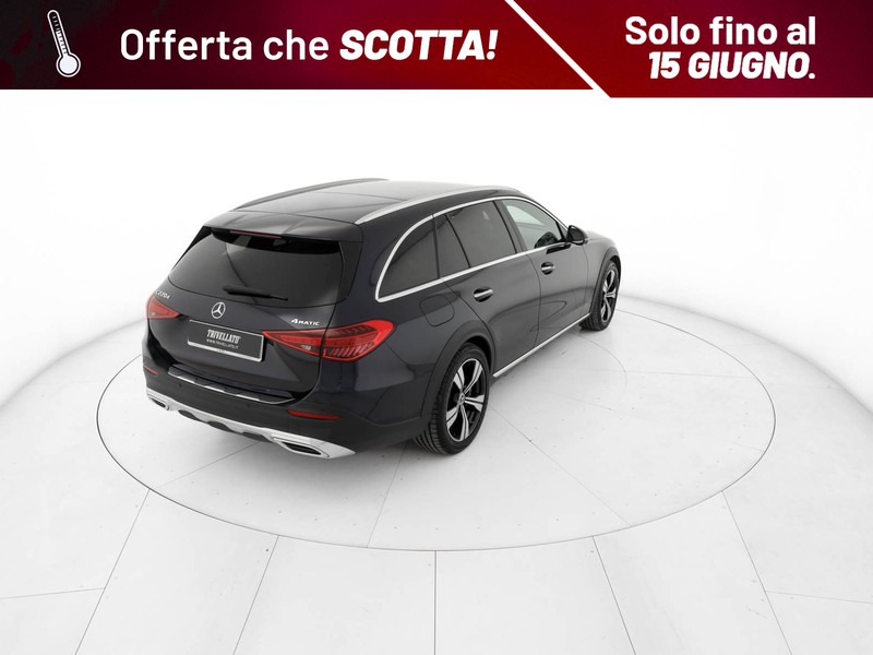 Mercedes Classe C SW sw all-terrain 220 d mhev premium plus 4matic auto ibrido blu/azzurro