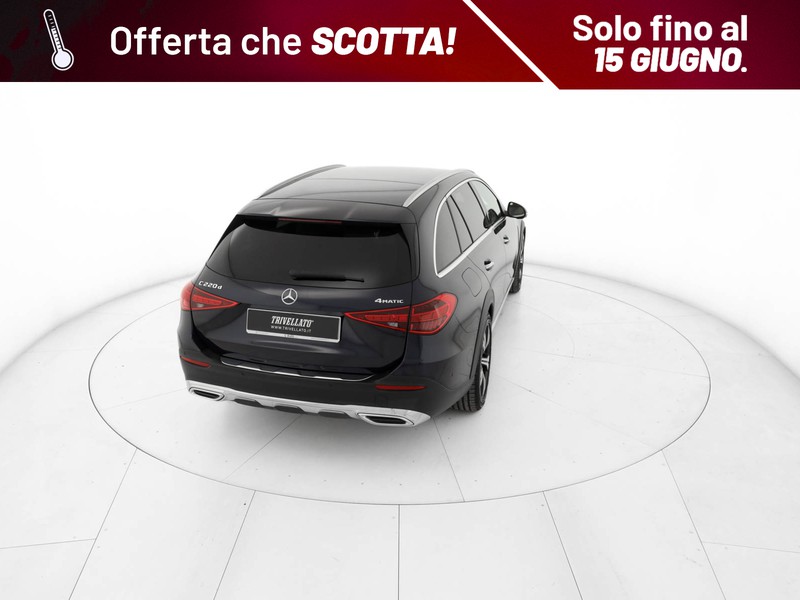 Mercedes Classe C SW sw all-terrain 220 d mhev premium plus 4matic auto ibrido blu/azzurro