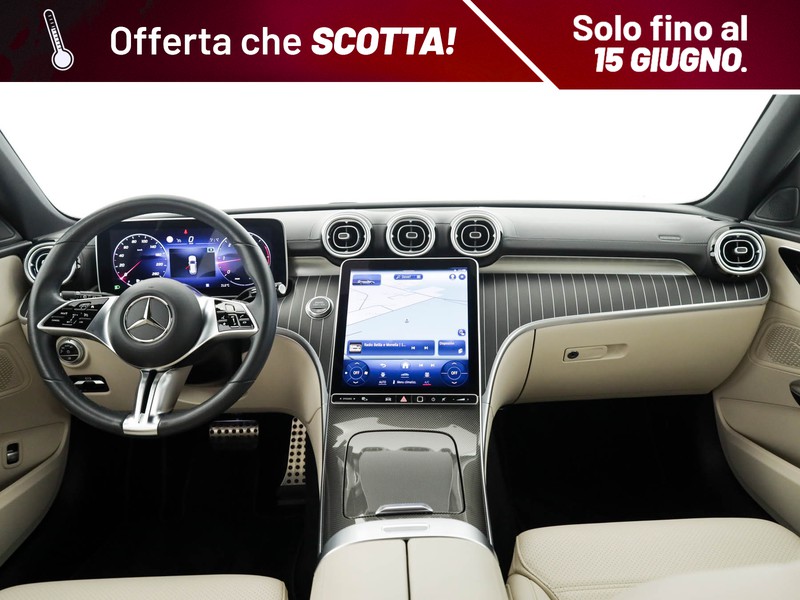 Mercedes Classe C SW sw all-terrain 220 d mhev premium plus 4matic auto ibrido blu/azzurro