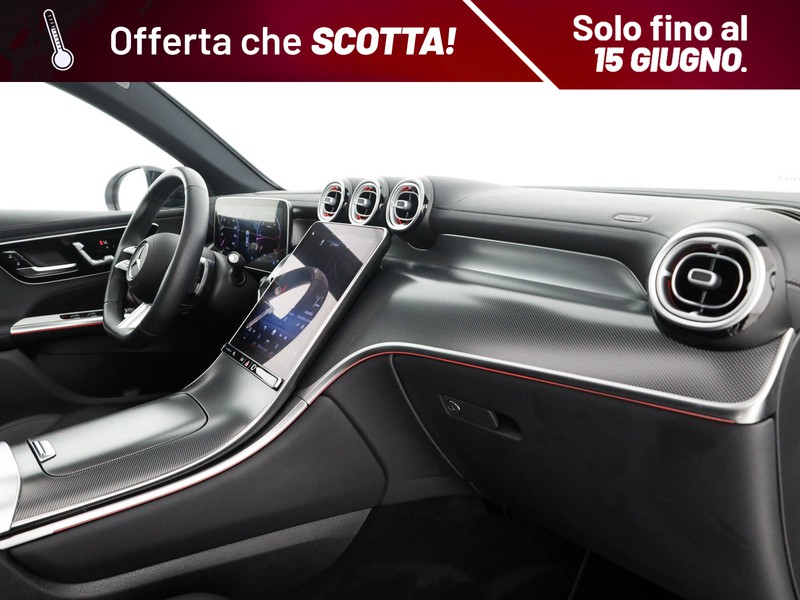 Mercedes GLC Coupè coupe 300 d amg line premium plus 4matic auto ibrido argento