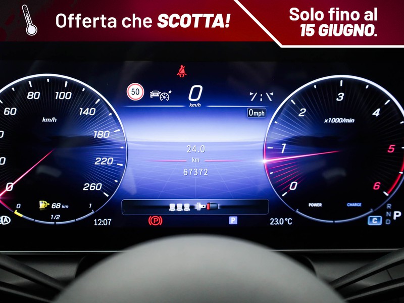Mercedes GLC Coupè coupe 300 d amg line premium plus 4matic auto ibrido argento