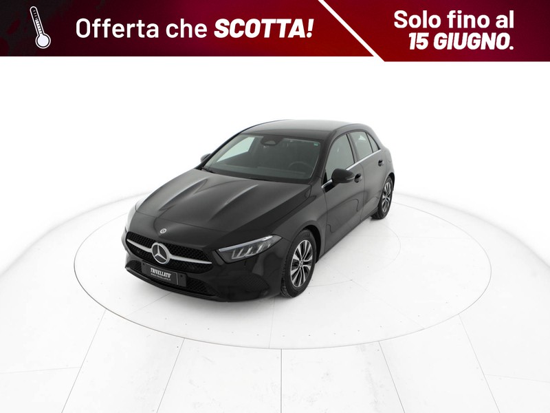 Mercedes Classe A 180 d advanced auto diesel nero