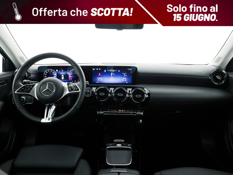 Mercedes Classe A 180 d advanced auto diesel nero