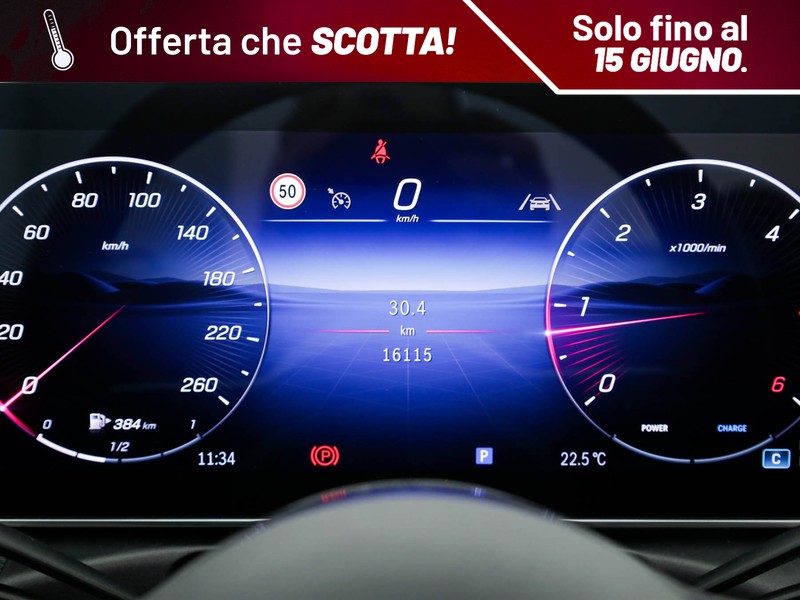 Mercedes CLE cabrio 220 d advanced auto ibrido grigio