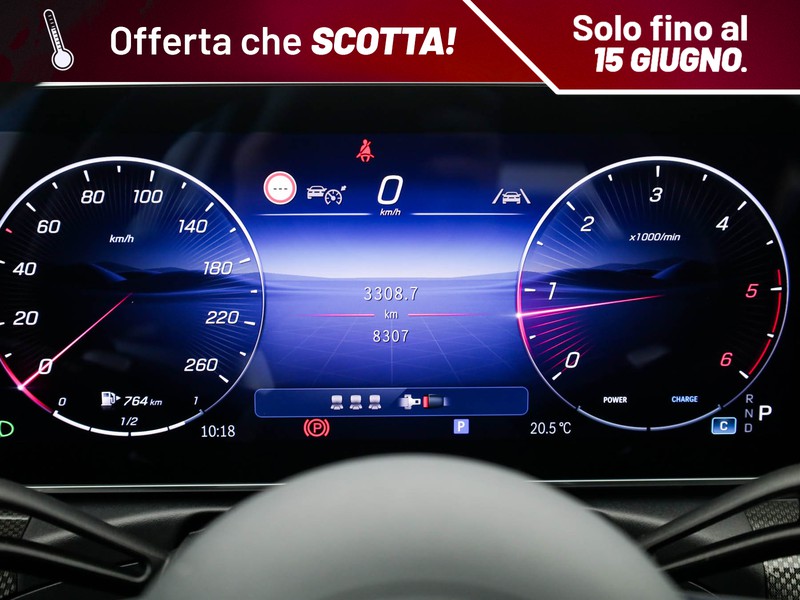 Mercedes Classe C SW sw 300 d mhev amg line advanced plus auto ibrido nero