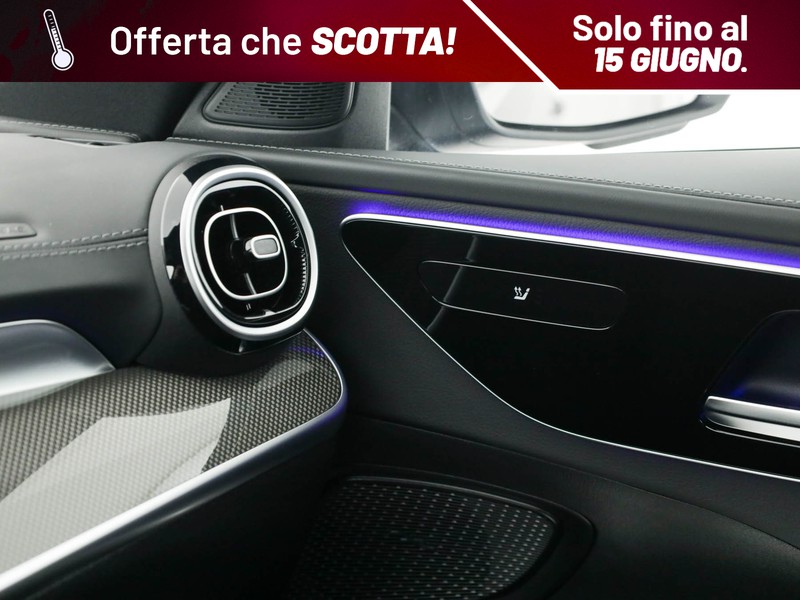 Mercedes Classe C SW sw 300 d mhev amg line advanced plus auto ibrido nero