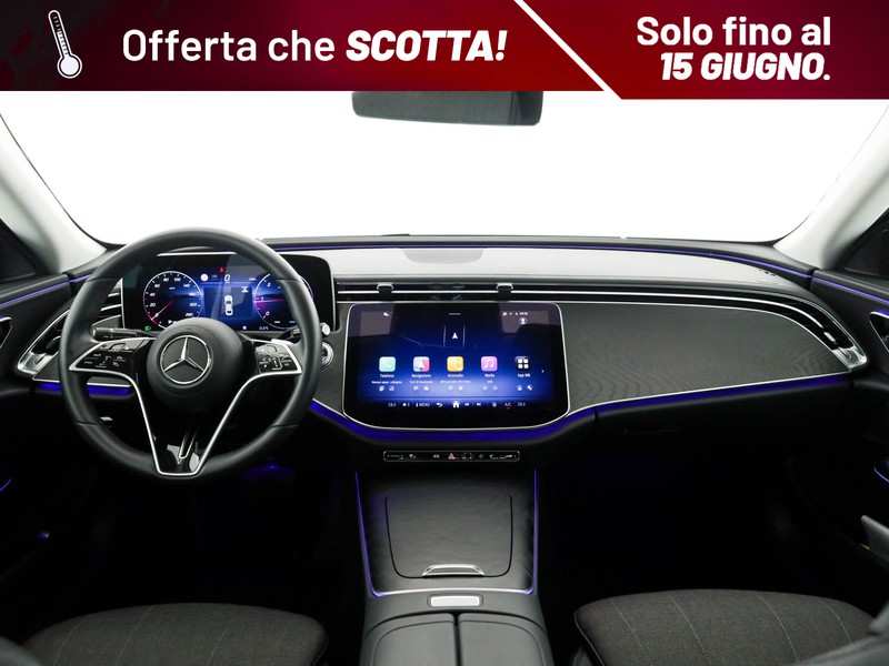Mercedes Classe E Berlina 200 d advanced auto ibrido nero