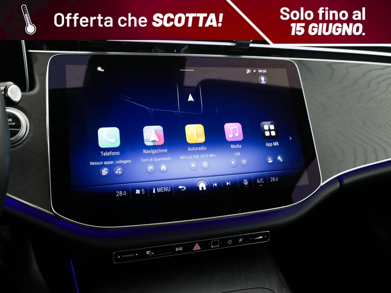 Mercedes Classe E Berlina 200 d advanced auto ibrido nero