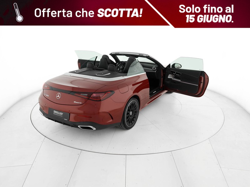 Mercedes CLE cabrio 300 amg line premium plus 4matic auto ibrido rosso