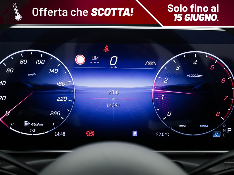 Mercedes CLE cabrio 300 amg line premium plus 4matic auto ibrido rosso