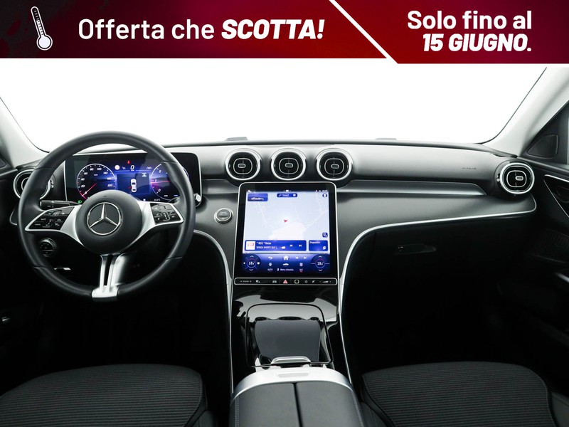 Mercedes Classe C Berlina 200 d mhev advanced auto ibrido grigio
