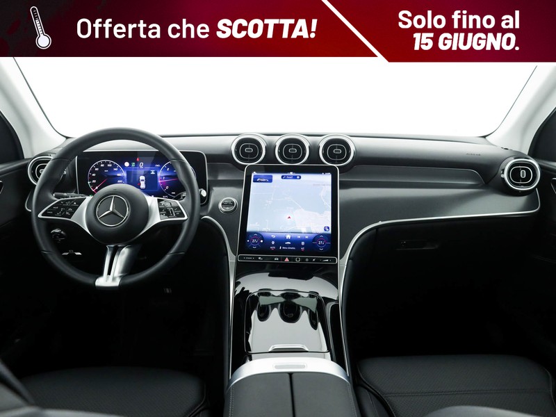 Mercedes GLC 200 d advanced 4matic auto ibrido argento