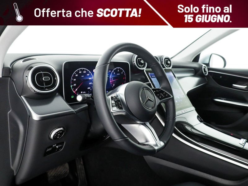 Mercedes GLC 200 d advanced 4matic auto ibrido argento