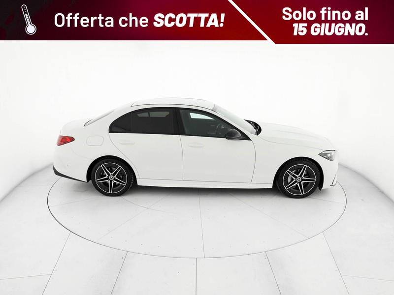 Mercedes Classe C Berlina 220 d mhev amg line advanced 4matic 197cv auto ibrido bianco