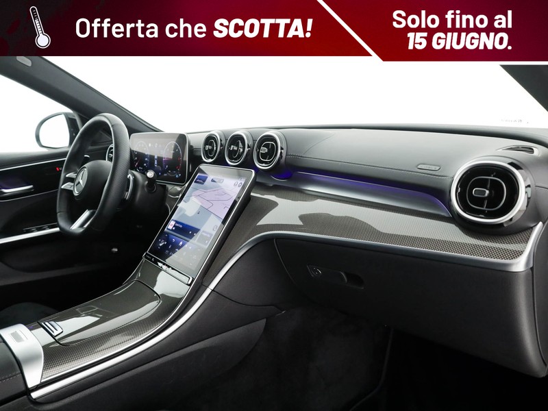 Mercedes Classe C Berlina 220 d mhev amg line advanced 4matic 197cv auto ibrido bianco