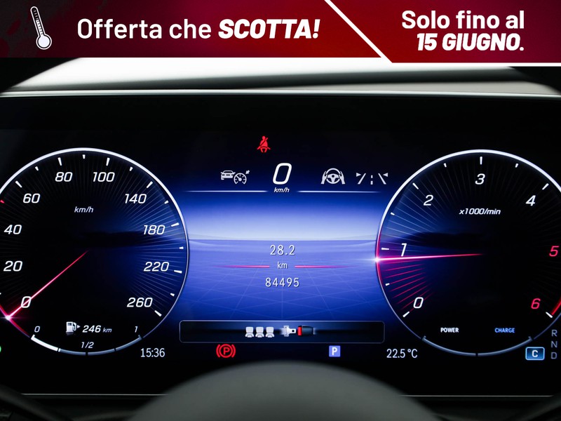 Mercedes Classe C Berlina 220 d mhev amg line advanced 4matic 197cv auto ibrido bianco