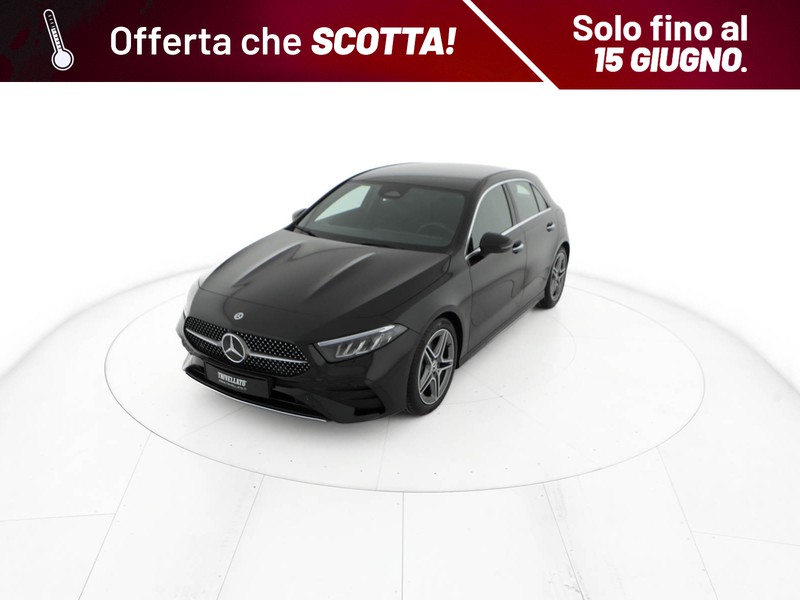 Mercedes Classe A 180 amg line advanced plus auto ibrido nero
