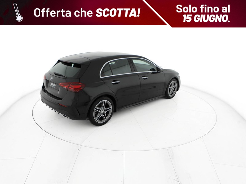 Mercedes Classe A 180 amg line advanced plus auto ibrido nero
