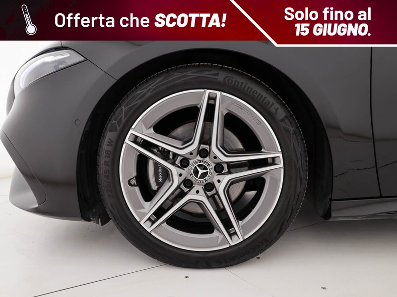 Mercedes Classe A 180 amg line advanced plus auto ibrido nero