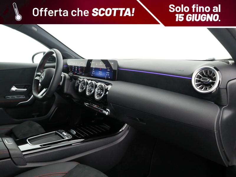 Mercedes Classe A 180 amg line advanced plus auto ibrido nero