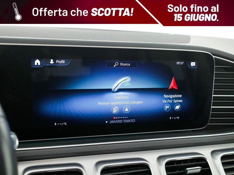 Mercedes GLE gle 350 de phev (e eq-power) premium 4matic auto ibrido grigio