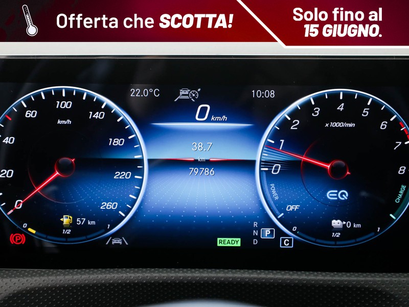 Mercedes Classe A 250 e phev (eq-power) premium auto ibrido nero