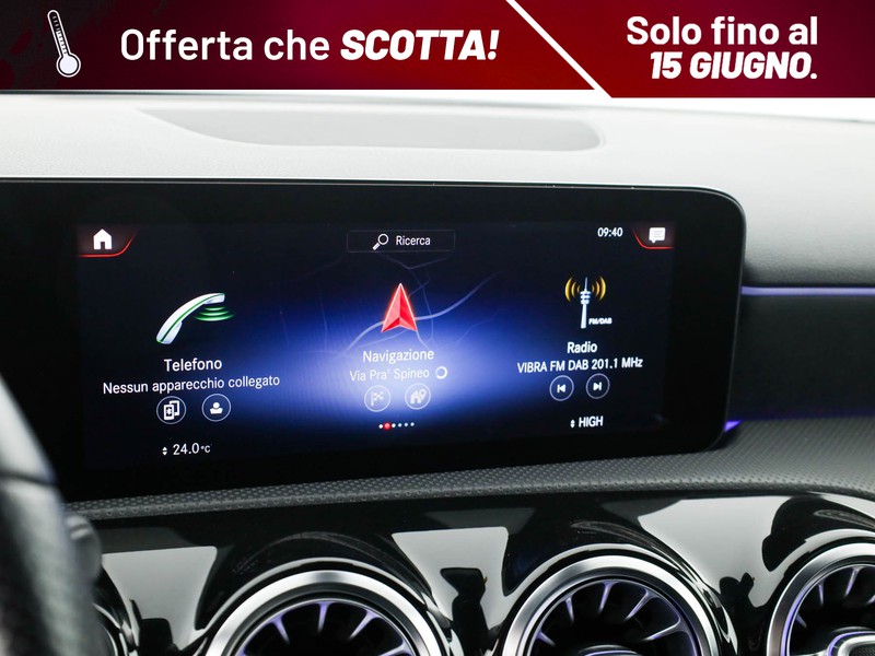Mercedes Classe A 250 e phev (eq-power) premium auto ibrido nero