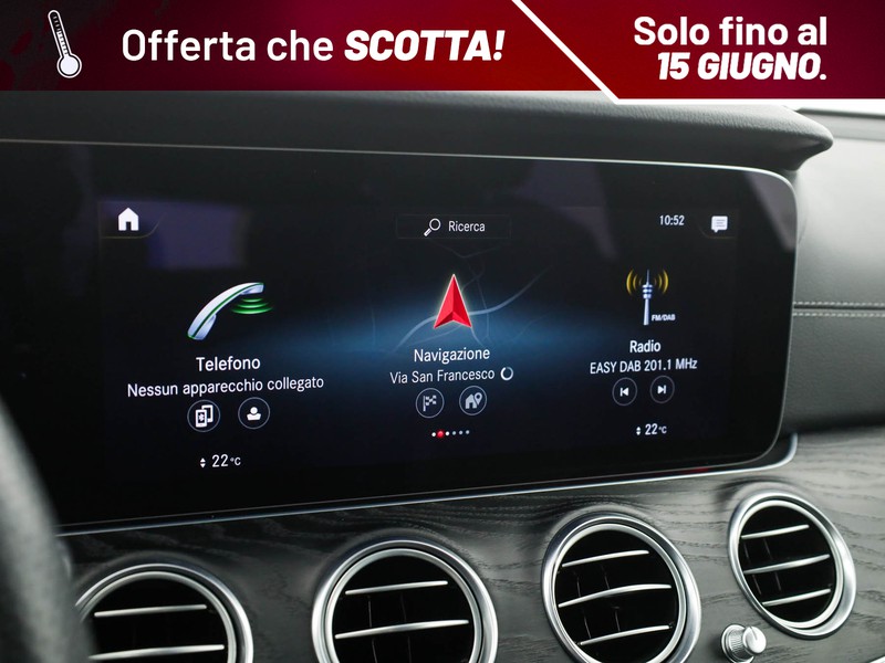 Mercedes Classe E SW sw 220 d premium auto my20 diesel bianco