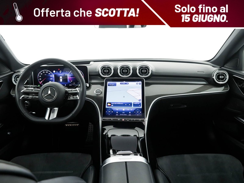 Mercedes Classe C SW sw 300 d mhev premium pro auto ibrido nero