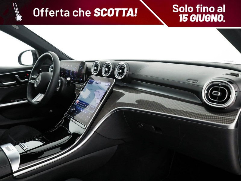 Mercedes Classe C SW sw 300 d mhev premium pro auto ibrido nero