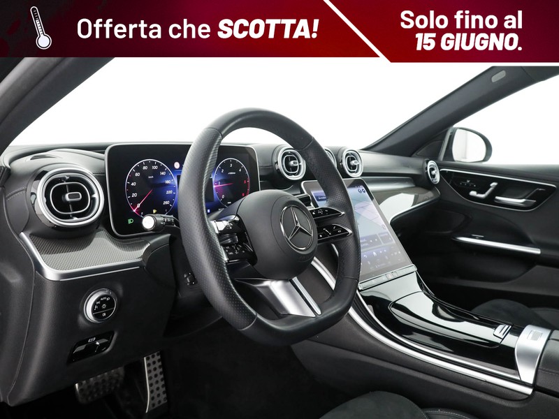 Mercedes Classe C SW sw 300 d mhev premium pro auto ibrido nero
