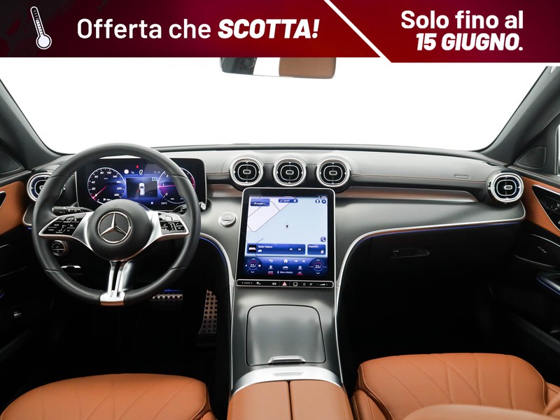 Mercedes Classe C SW sw all-terrain 220 d mhev premium plus 4matic auto ibrido argento