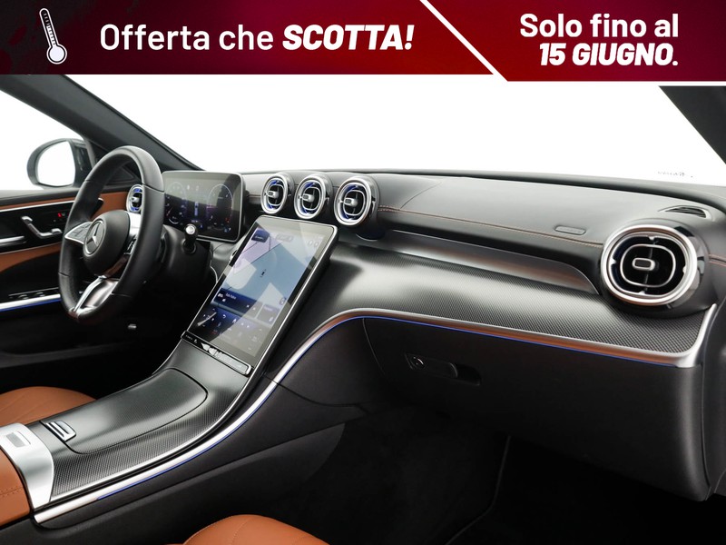 Mercedes Classe C SW sw all-terrain 220 d mhev premium plus 4matic auto ibrido argento