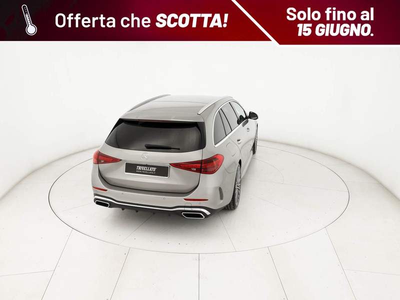 Mercedes Classe C SW sw 220 d mhev premium plus auto ibrido argento