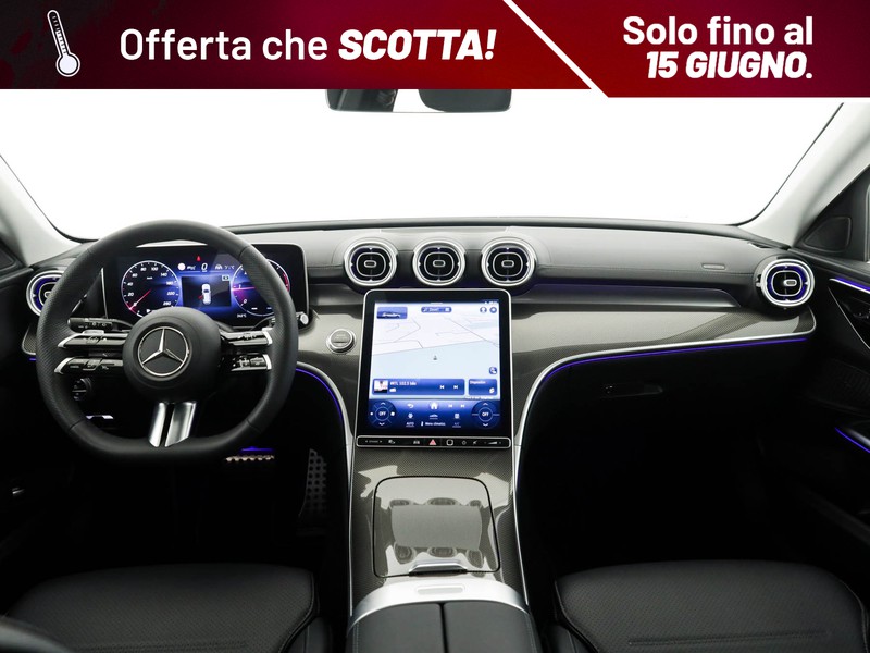 Mercedes Classe C SW sw 220 d mhev premium plus auto ibrido argento