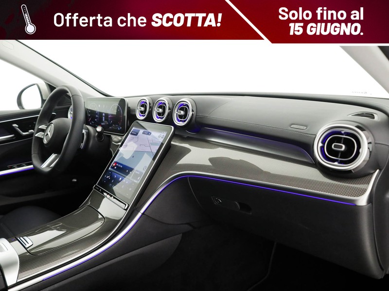 Mercedes Classe C SW sw 220 d mhev premium plus auto ibrido argento